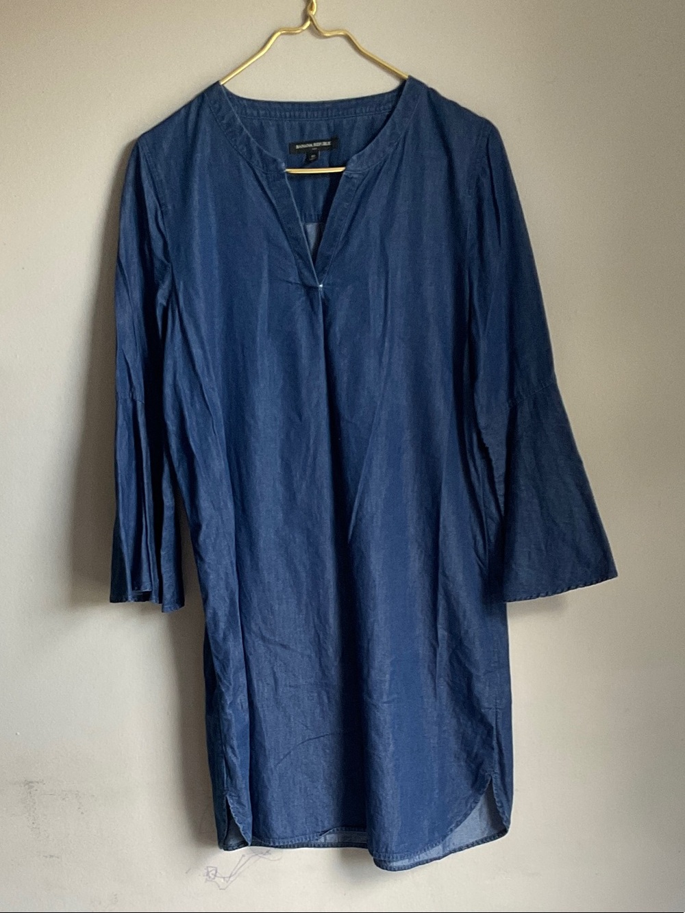 Banana Republic Navy Blue Midi Dress